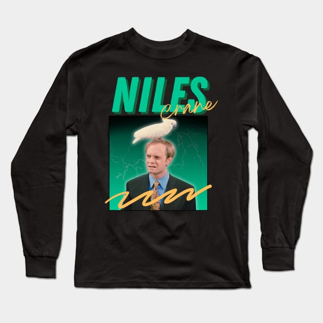 Niles crane***original retro Long Sleeve T-Shirt by OtakOtak